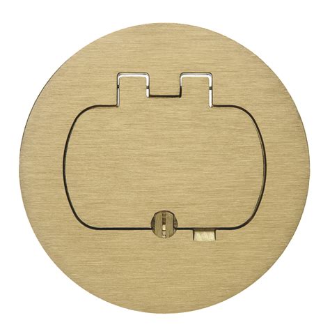 electrical floor box cover brass screw|Electrical Floor Outlet Covers & Floor Box Covers .